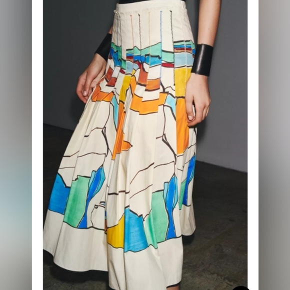 Zara ZW Collection Pleated Skirt - Picture 5 of 13